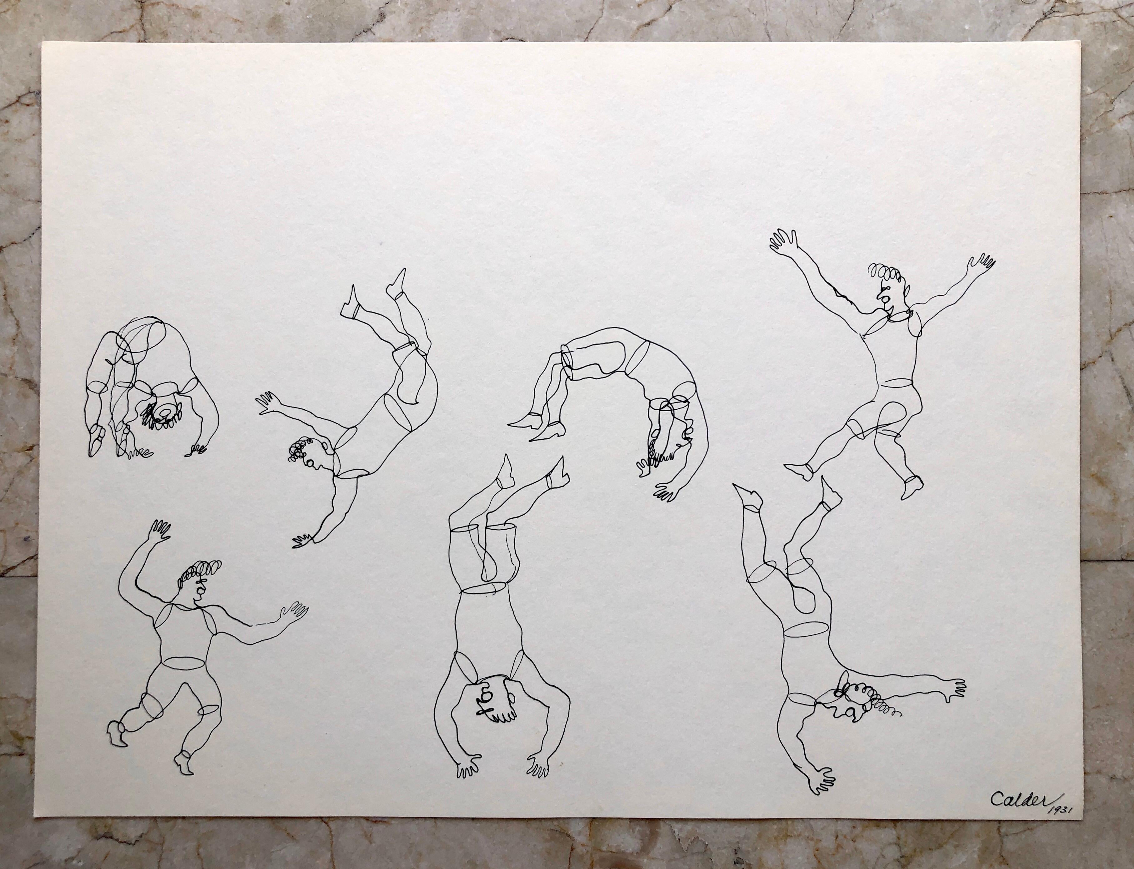Alexander Calder Circus Reproduction Lithograph After a Drawing 4