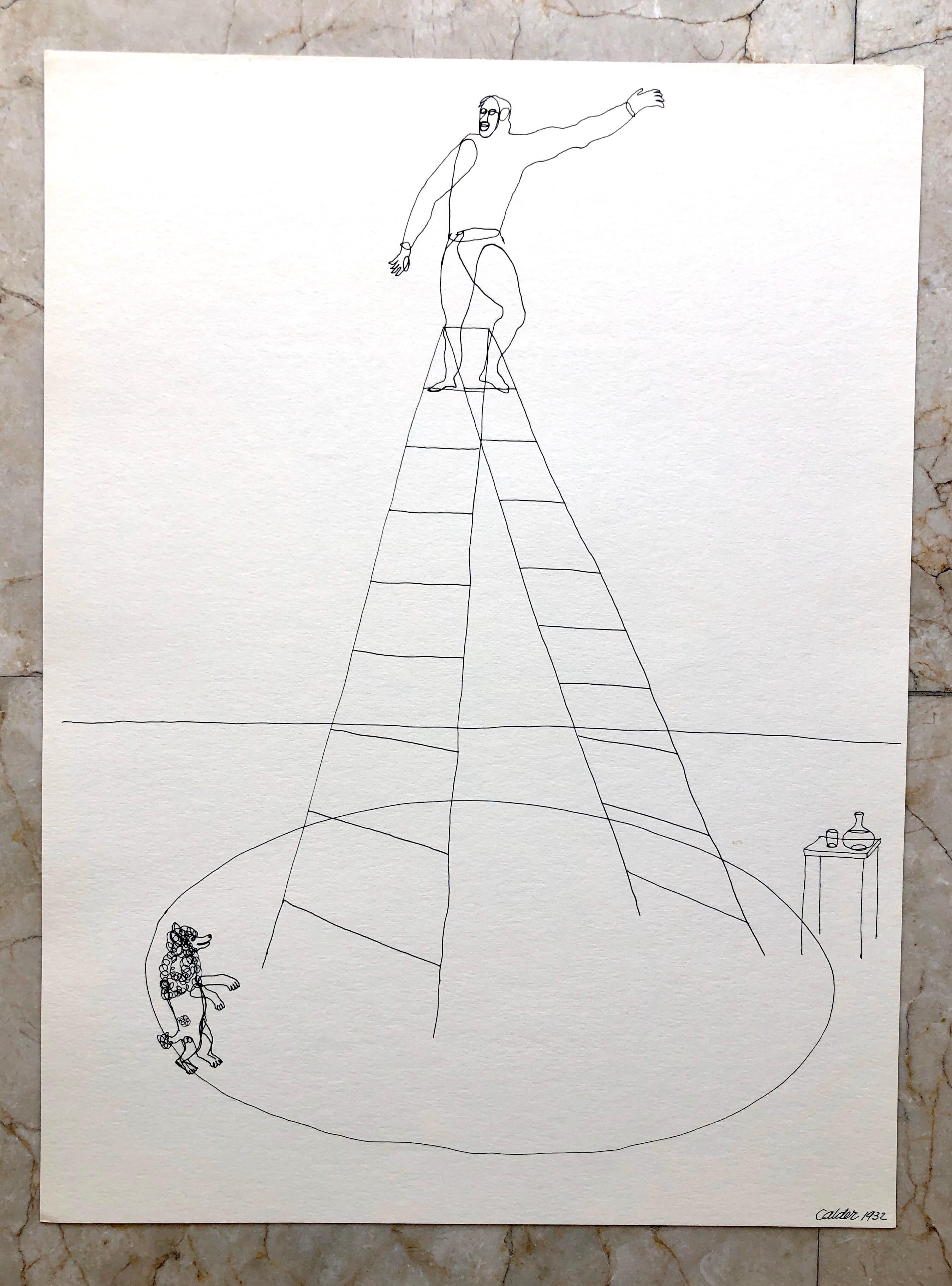 Alexander Calder Circus Reproduction Lithograph After a Drawing 2