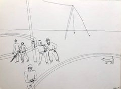Alexander Calder Circus Reproduction Lithograph After a Drawing