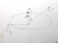 Alexander Calder Circus Reproduction Lithograph after a Drawing