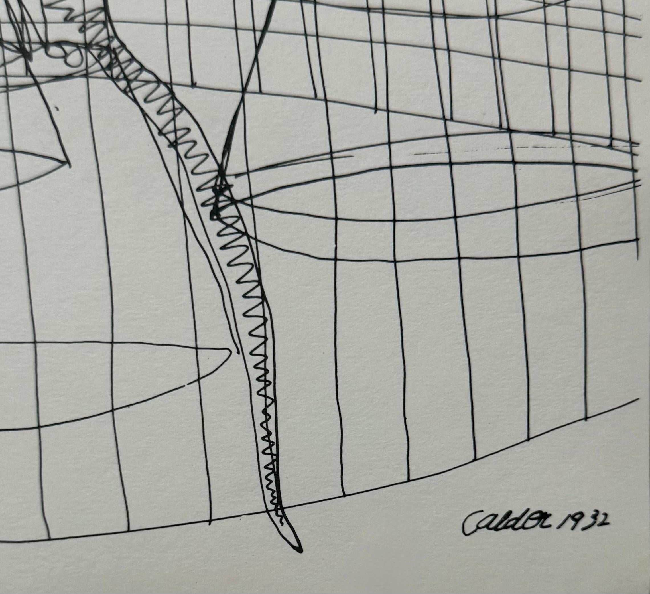 Alexander Calder Circus Reproduction Lithograph After a Drawing - Print by (after) Alexander Calder