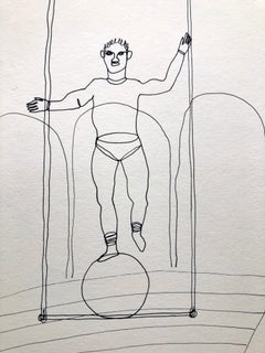 Alexander Calder Circus Reproduction Lithograph after a Drawing