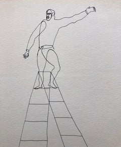 Alexander Calder Circus Reproduction Lithograph After a Drawing