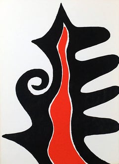 Alexander Calder Lithograph, Derriere Le Miroir (Calder prints)