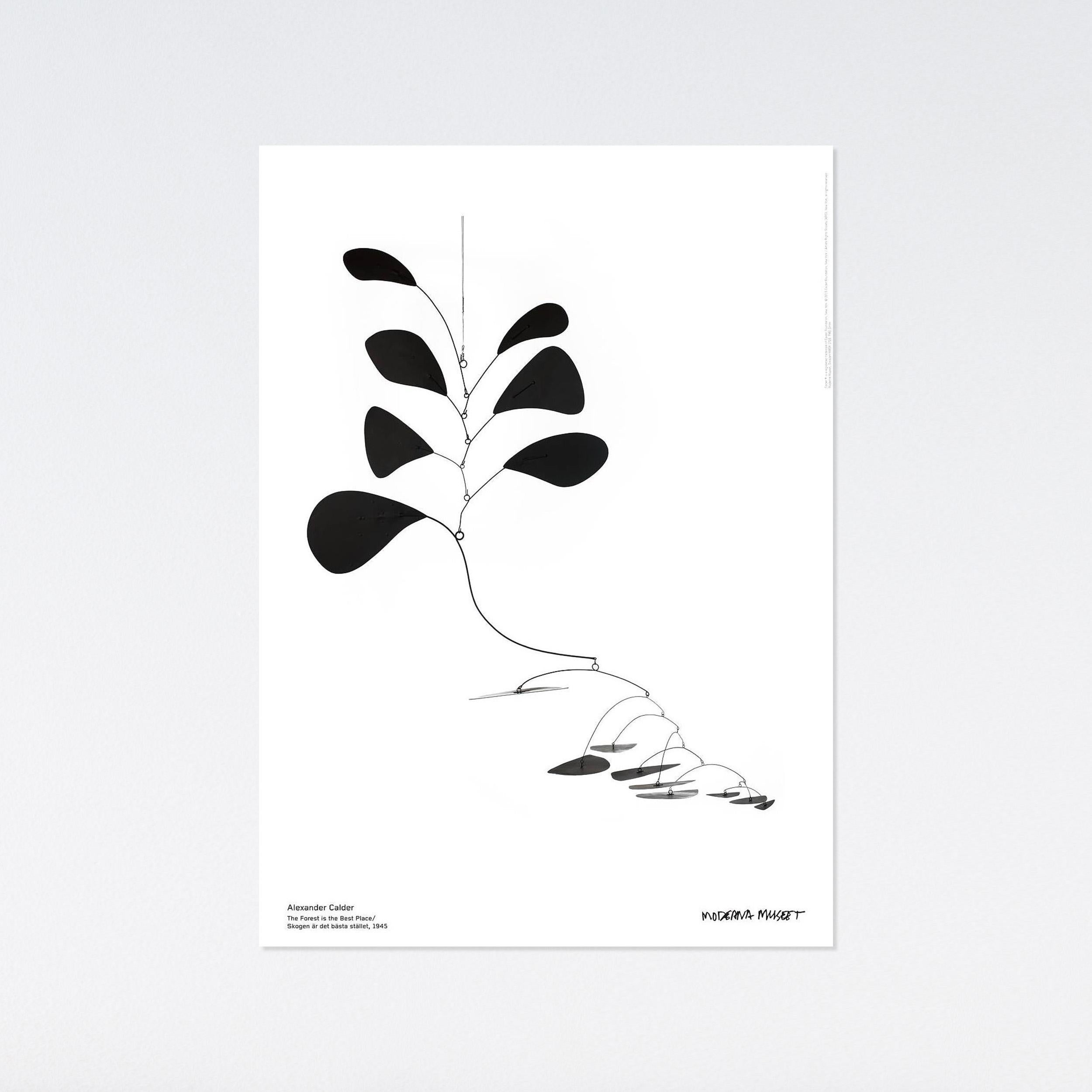 Alexander Calder, The Forest is the Best Place, 2007 Museum Poster, minimalist - Print by (after) Alexander Calder