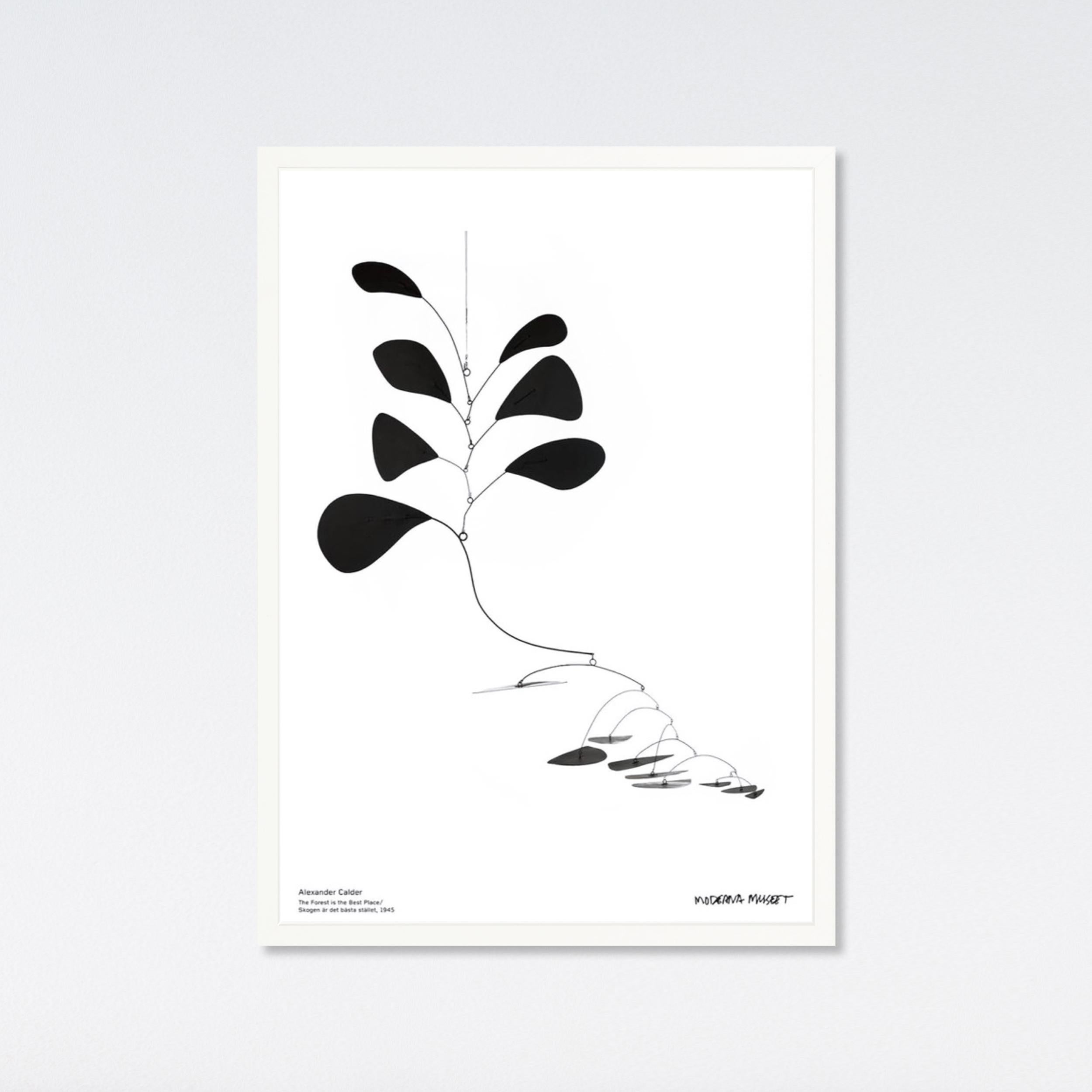 Alexander Calder, The Forest is the Best Place, 2007 Museum Poster, minimalist - Abstract Geometric Print by (after) Alexander Calder