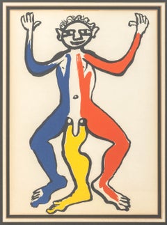 Alexander Calder "Three Legged Man" Lithograph