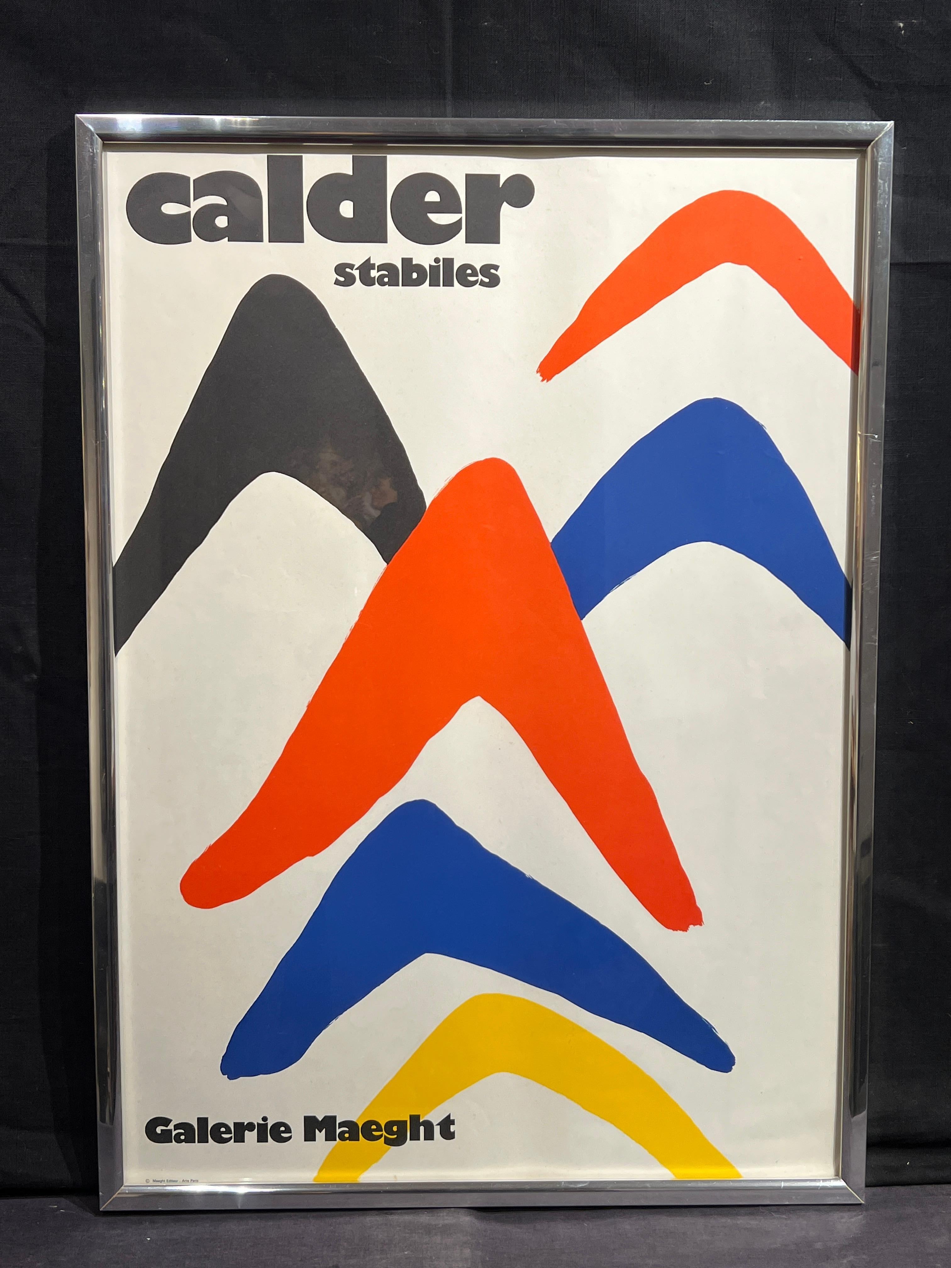 Calder Stabiles
Galerie Maeght Fine Art Poster Print
30 x 22 inches
31 x 23 inches with frame

Alexander Calder (American, 1898-1976)

One of America's best known sculptors, 