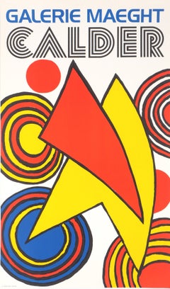 Circles and Sails - Lithograph poster - Maeght, 1973