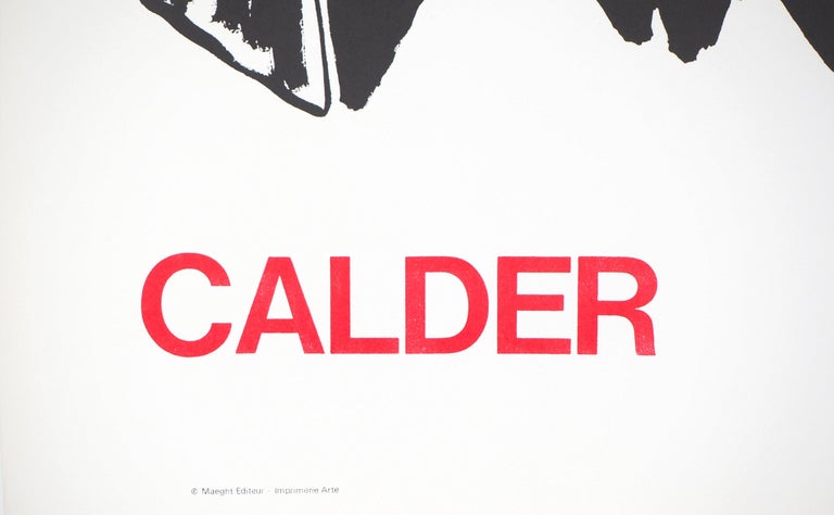 Gouaches Totems - Lithograph poster  - Abstract Geometric Print by (after) Alexander Calder