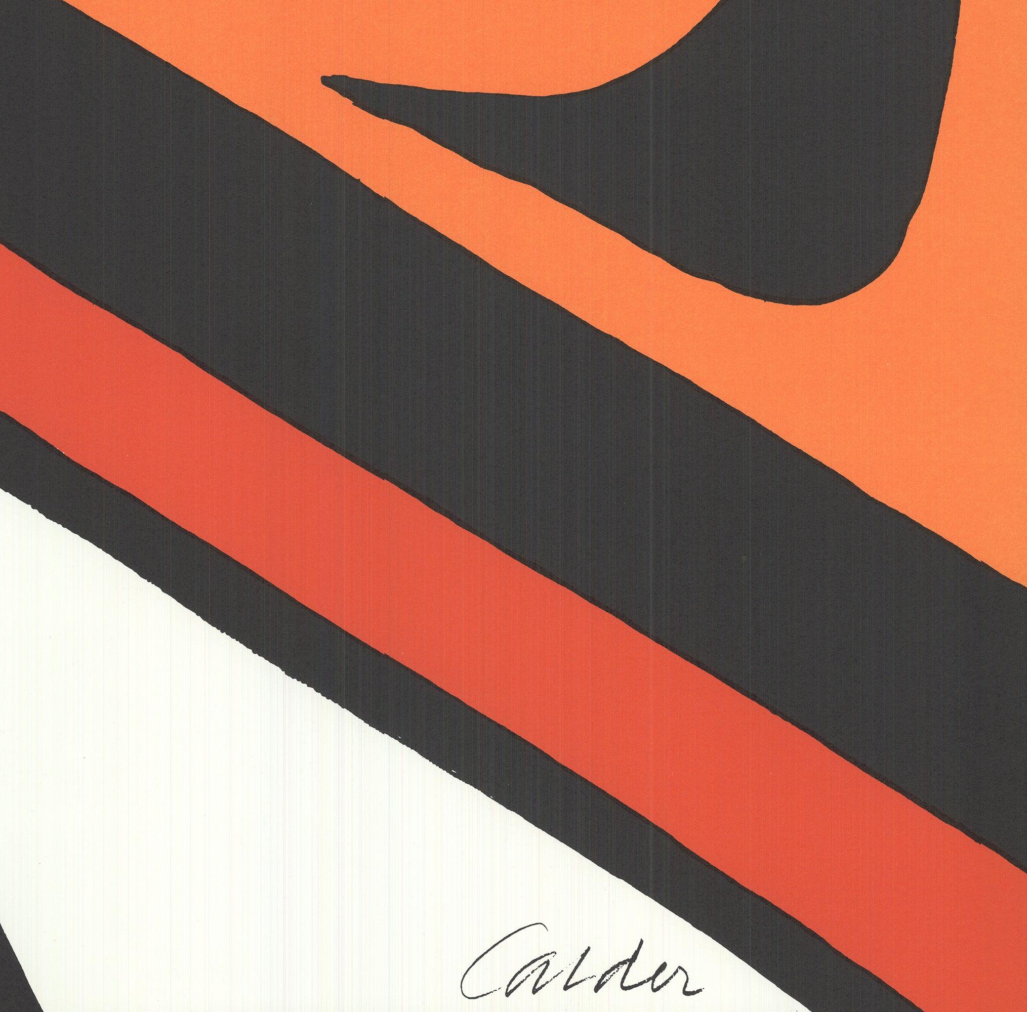La Grenouille et la Scie (large) - Brown Abstract Print by (after) Alexander Calder