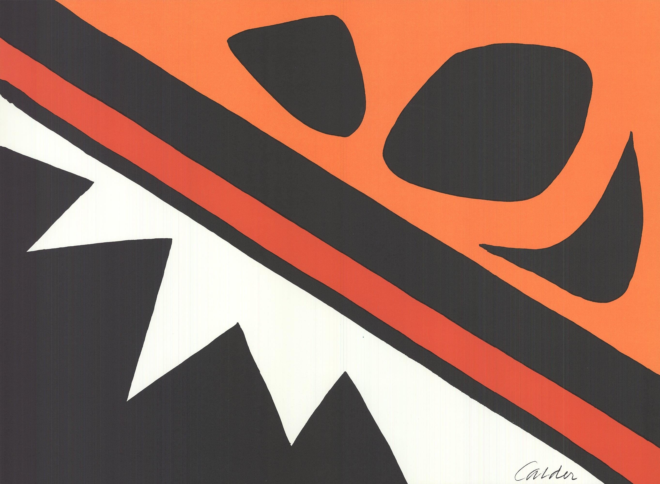 (after) Alexander Calder Abstract Print - La Grenouille et la Scie (large)