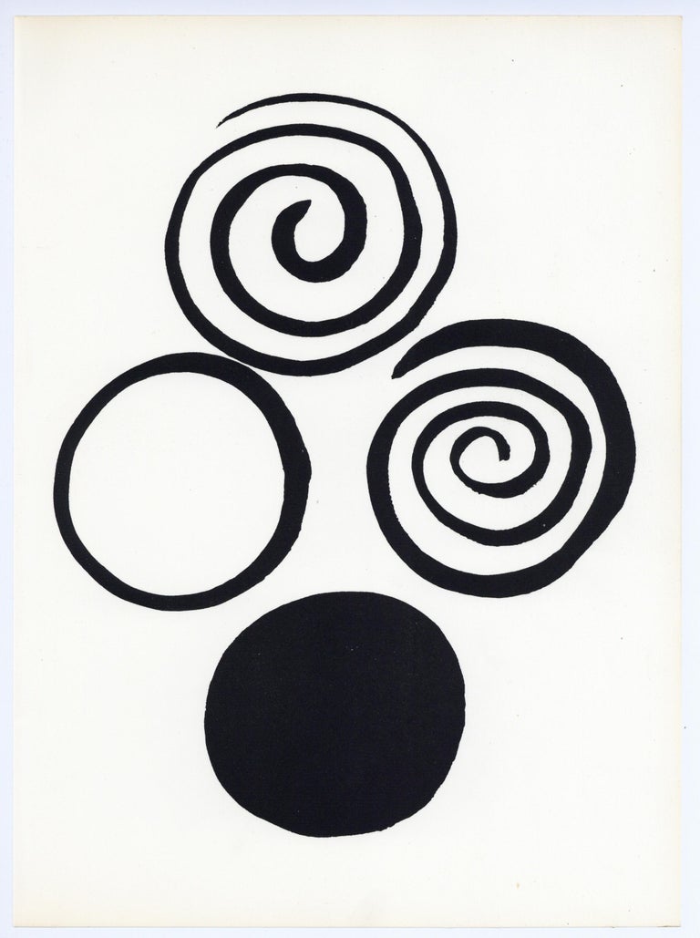 Calder Rug (after) Alexander Calder - lithograph For Sale at 1stDibs
