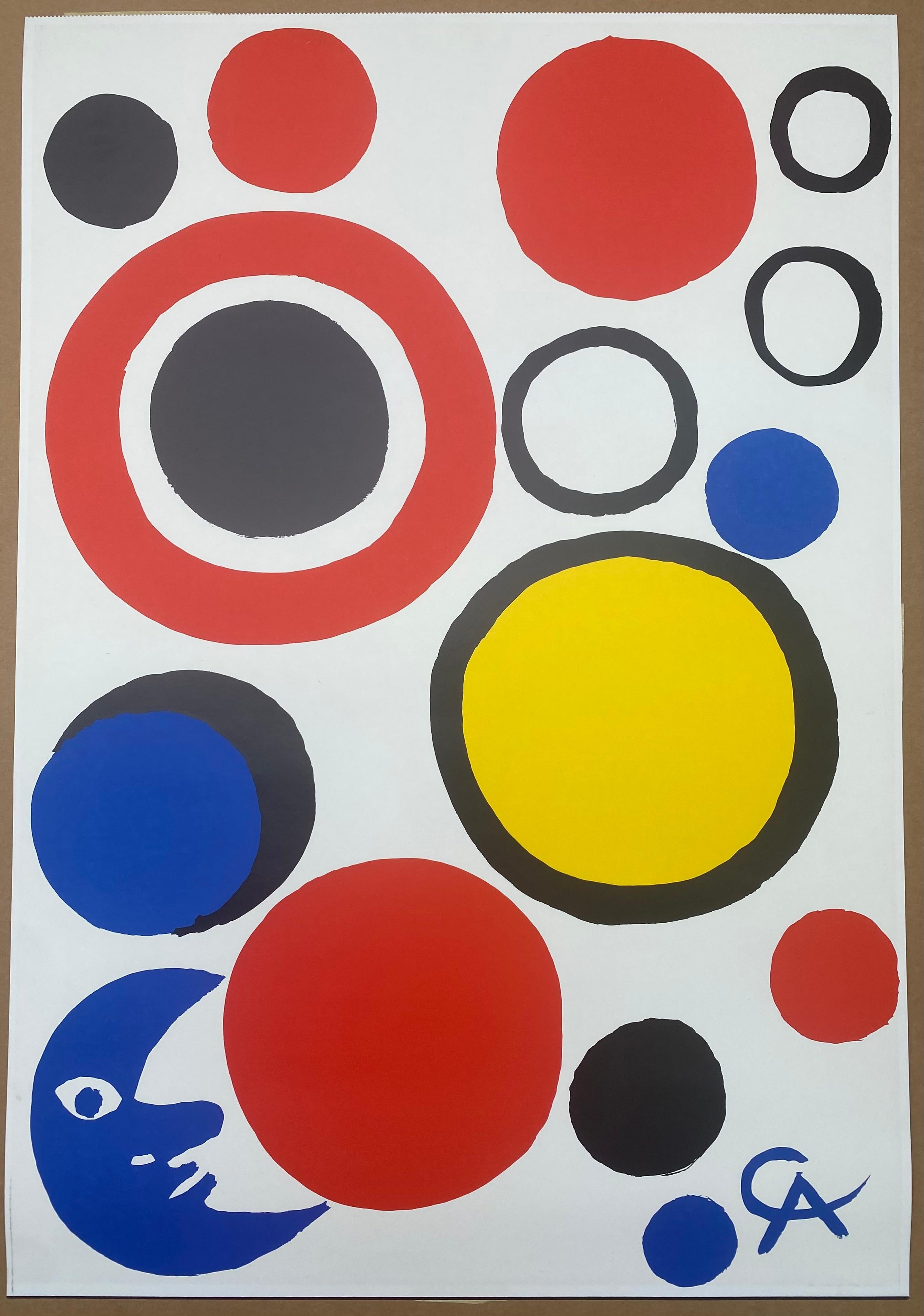 Moon and Spheres, 1970 - Print by (after) Alexander Calder