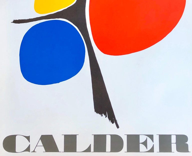 (after) Alexander Calder Vintage 1970s Alexander Calder poster (Calder prints) at 1stDibs