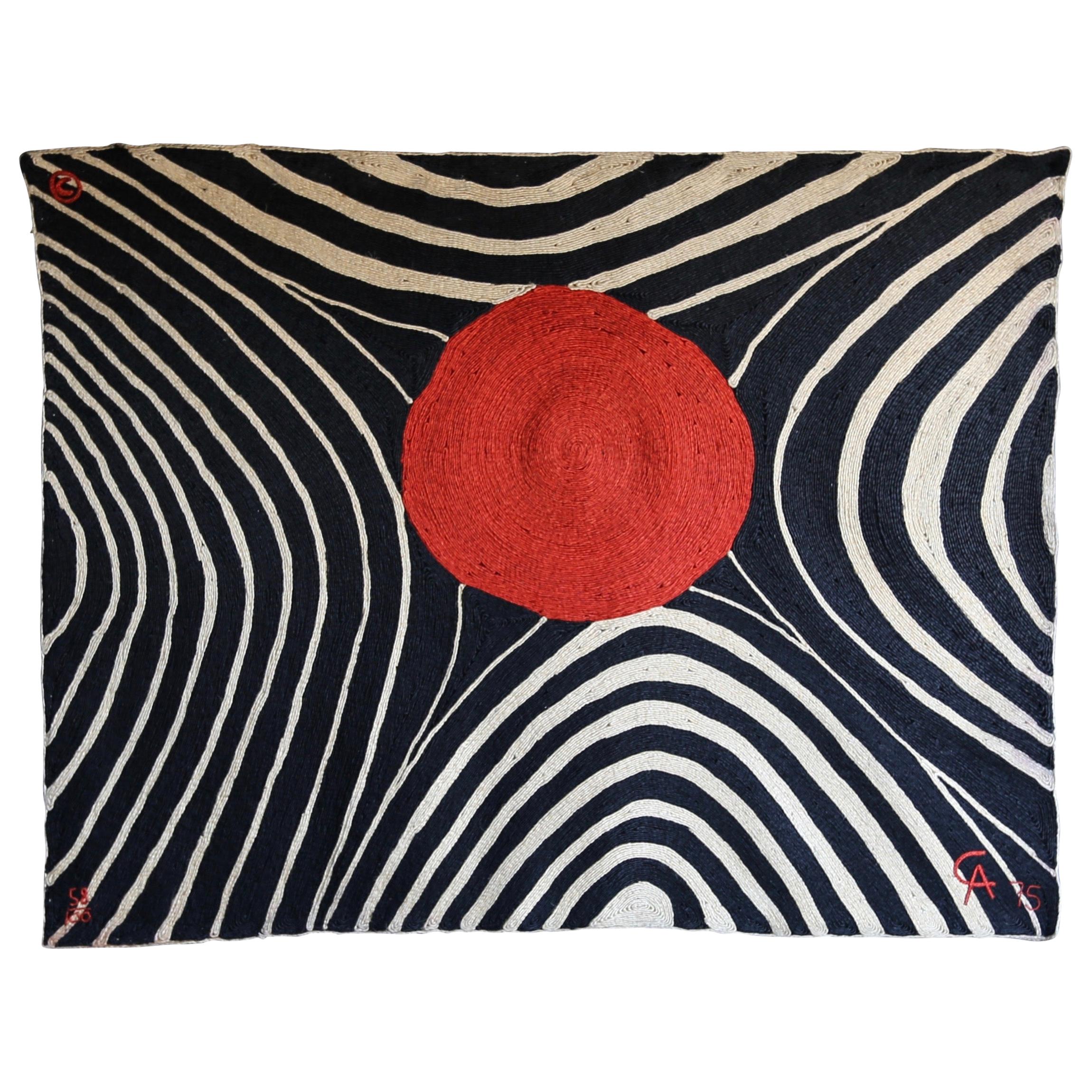 After Alexander Calder "Zebra" Tapestry, 1975