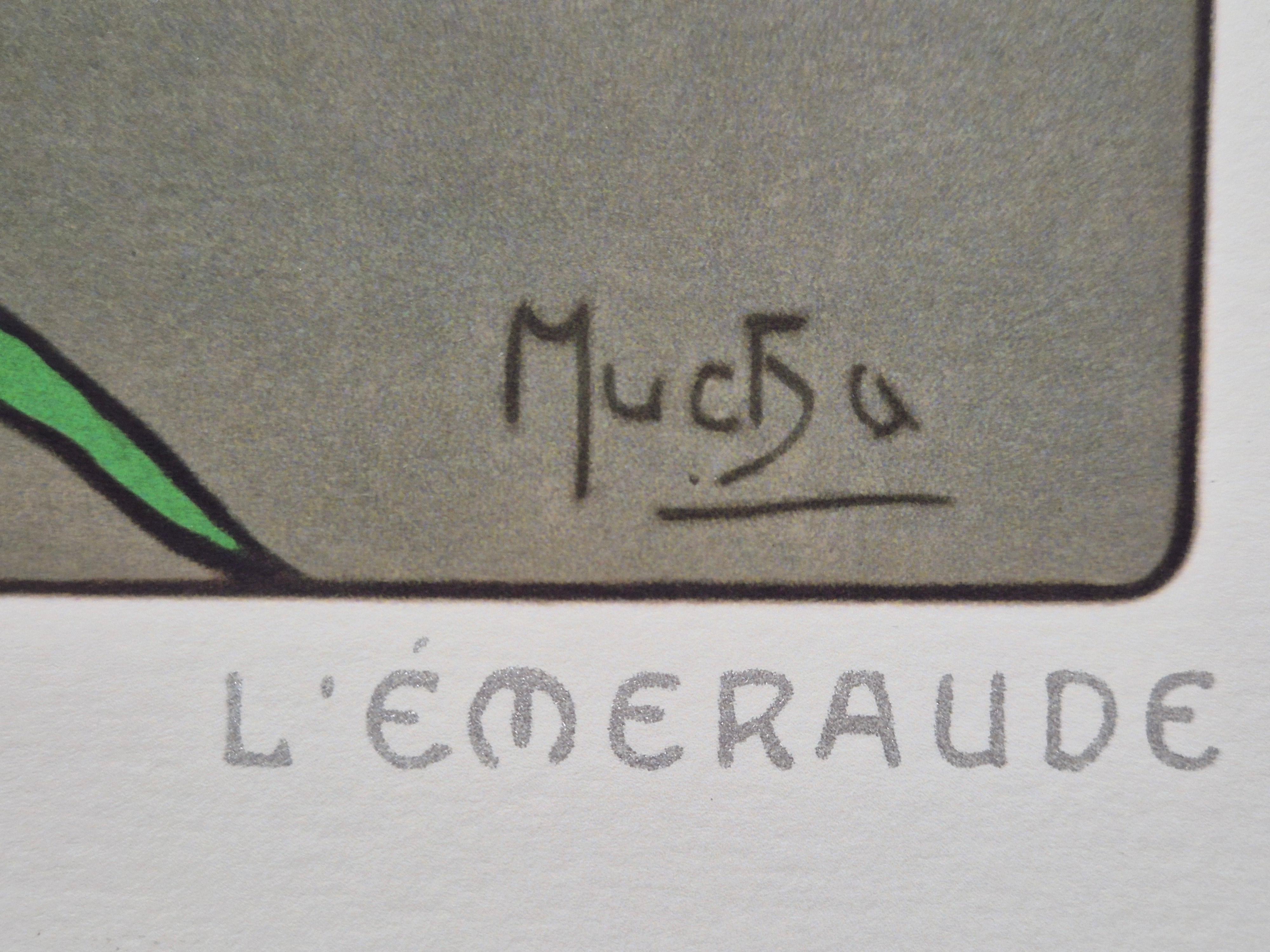 (after) Alphonse Mucha -- Le pietre preziose, Set di 4 in vendita 7