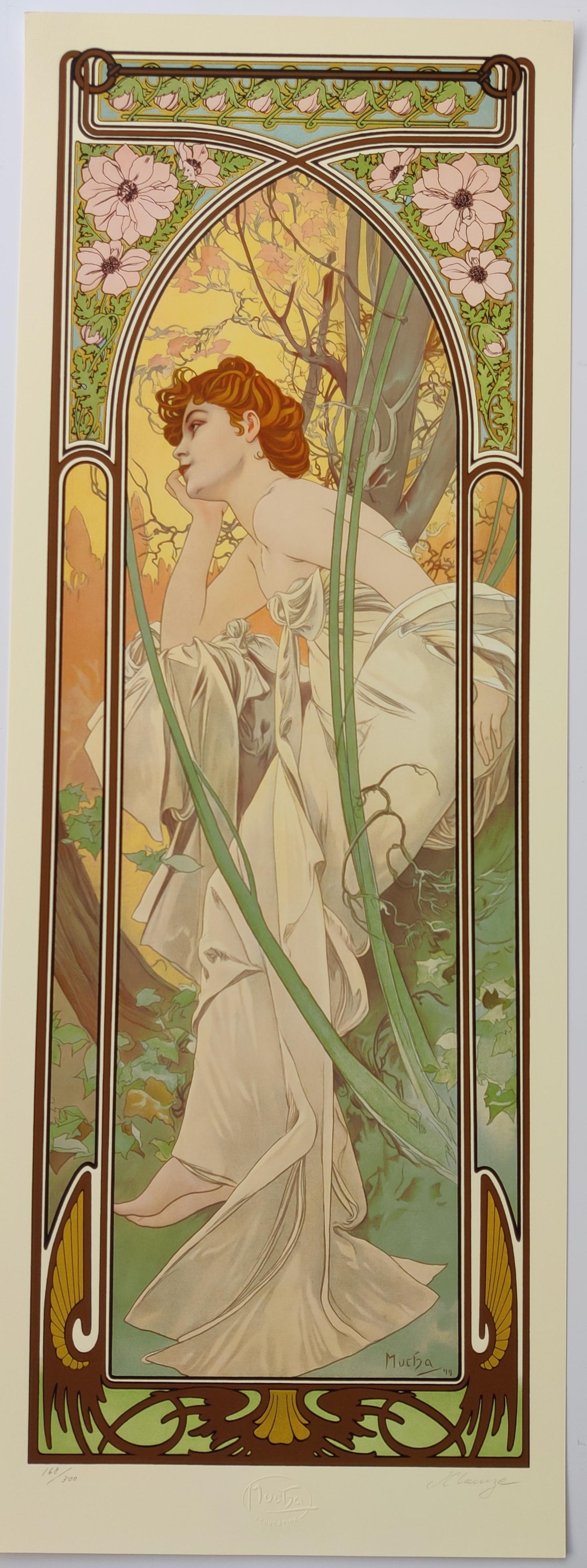 Alphonse Mucha - The Times of the Day, ensemble de 4 pièces 2