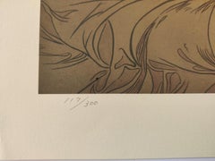 Alphonse Mucha (after) -- DAWN & DUSK, Set of 2