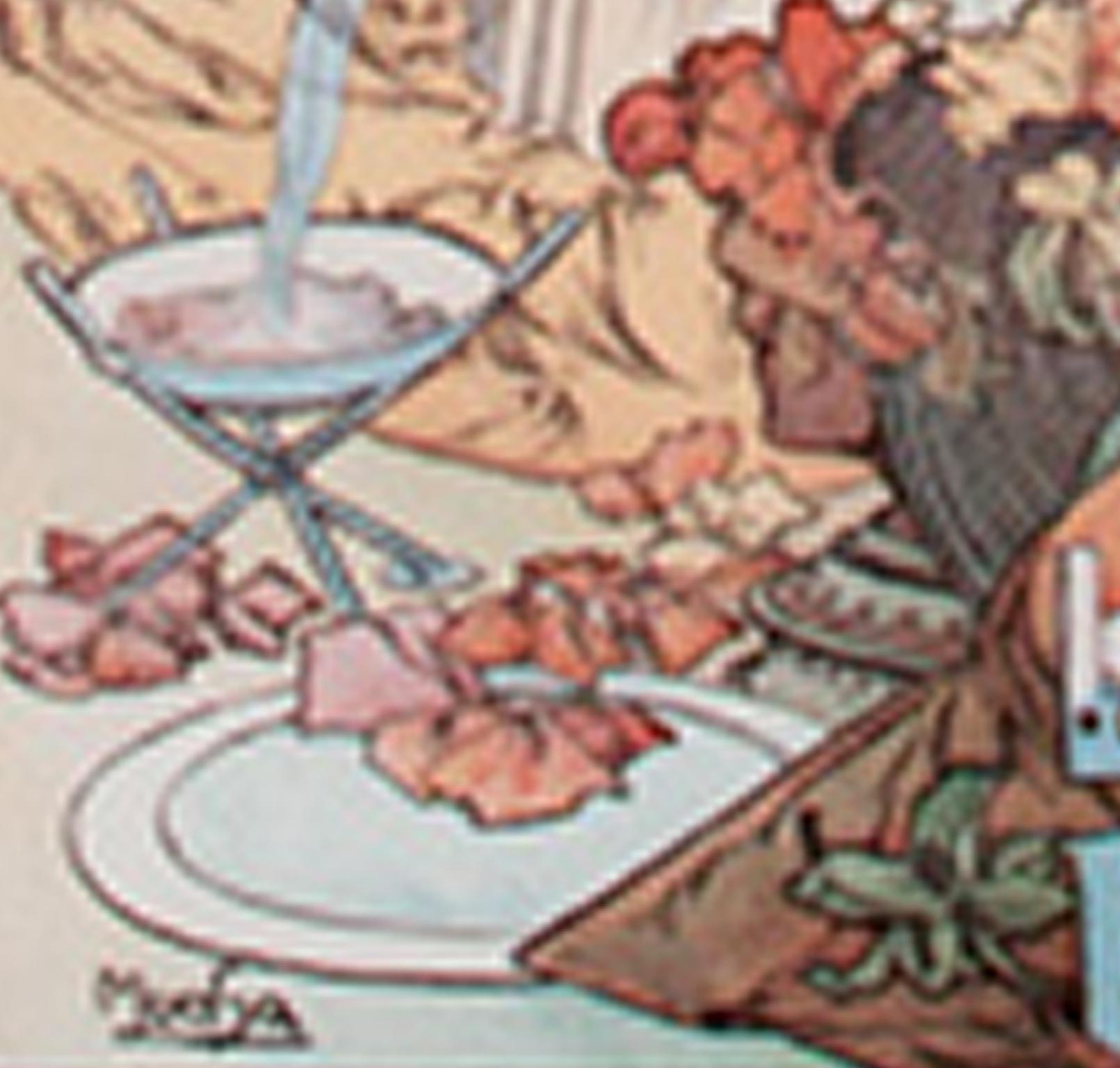 Incantation - L'Estampe Moderne, impression giclée d'après 1897, lithographie de Mucha - Beige Figurative Print par (after) Alphonse Mucha
