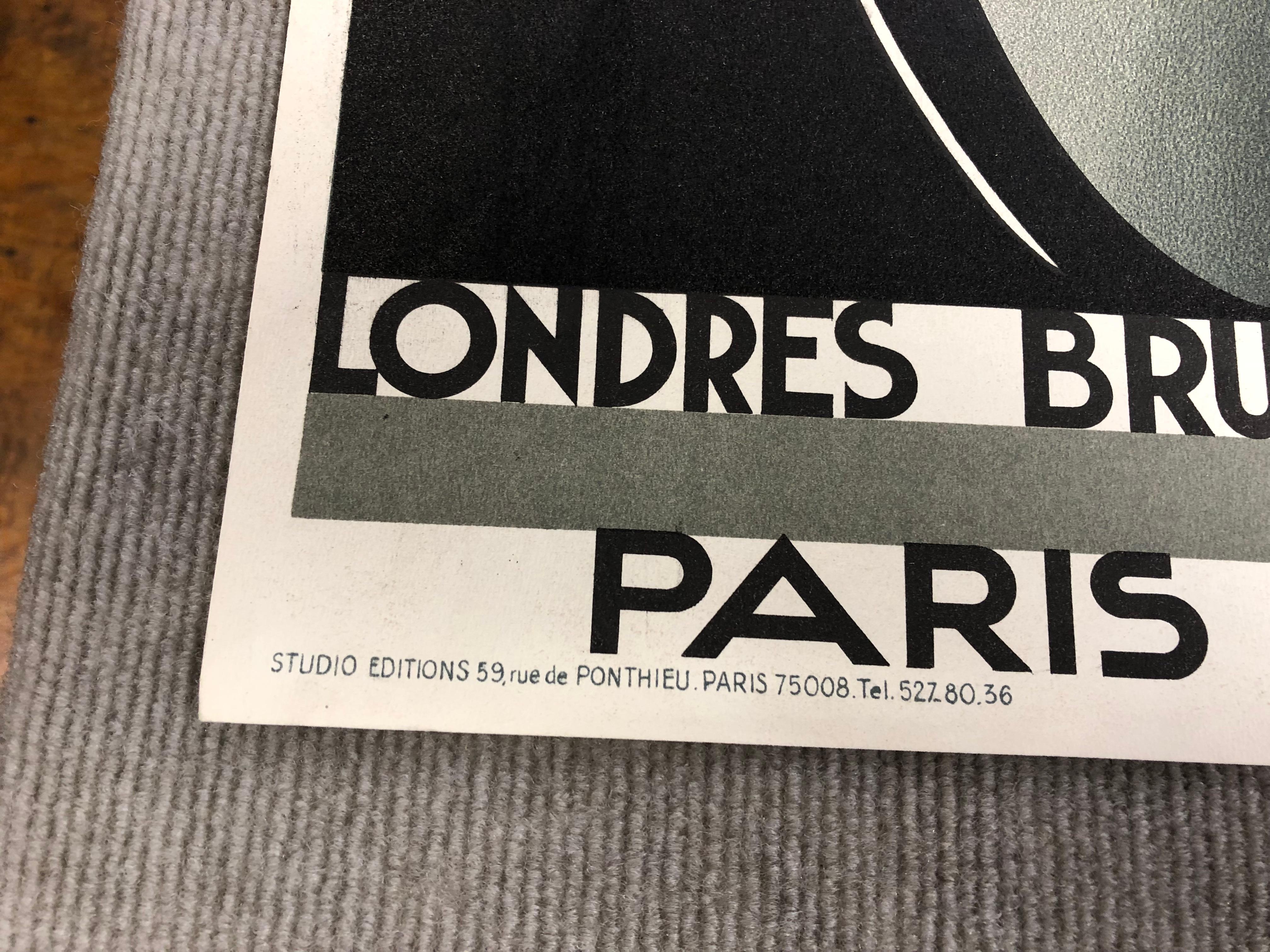 A.M. Cassandre-Nord Express-Vintage Lithograph For Sale 4