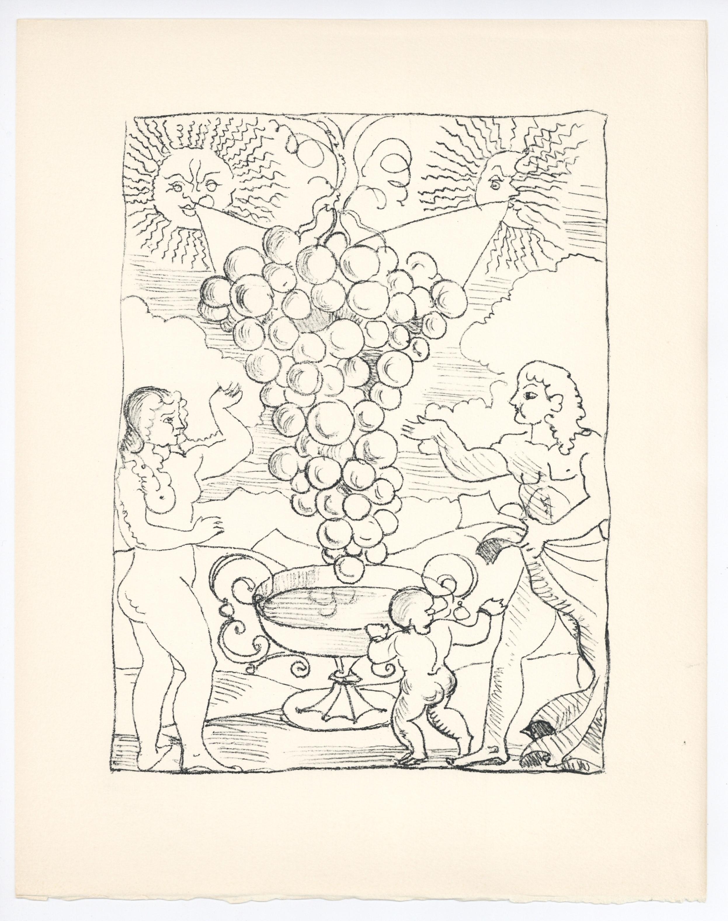 "Age d'or et Terre promise" lithograph - Print by (after) André Derain