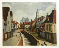 "Amiens" lithograph