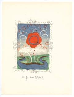 "In the Garden of Allah" lithograph