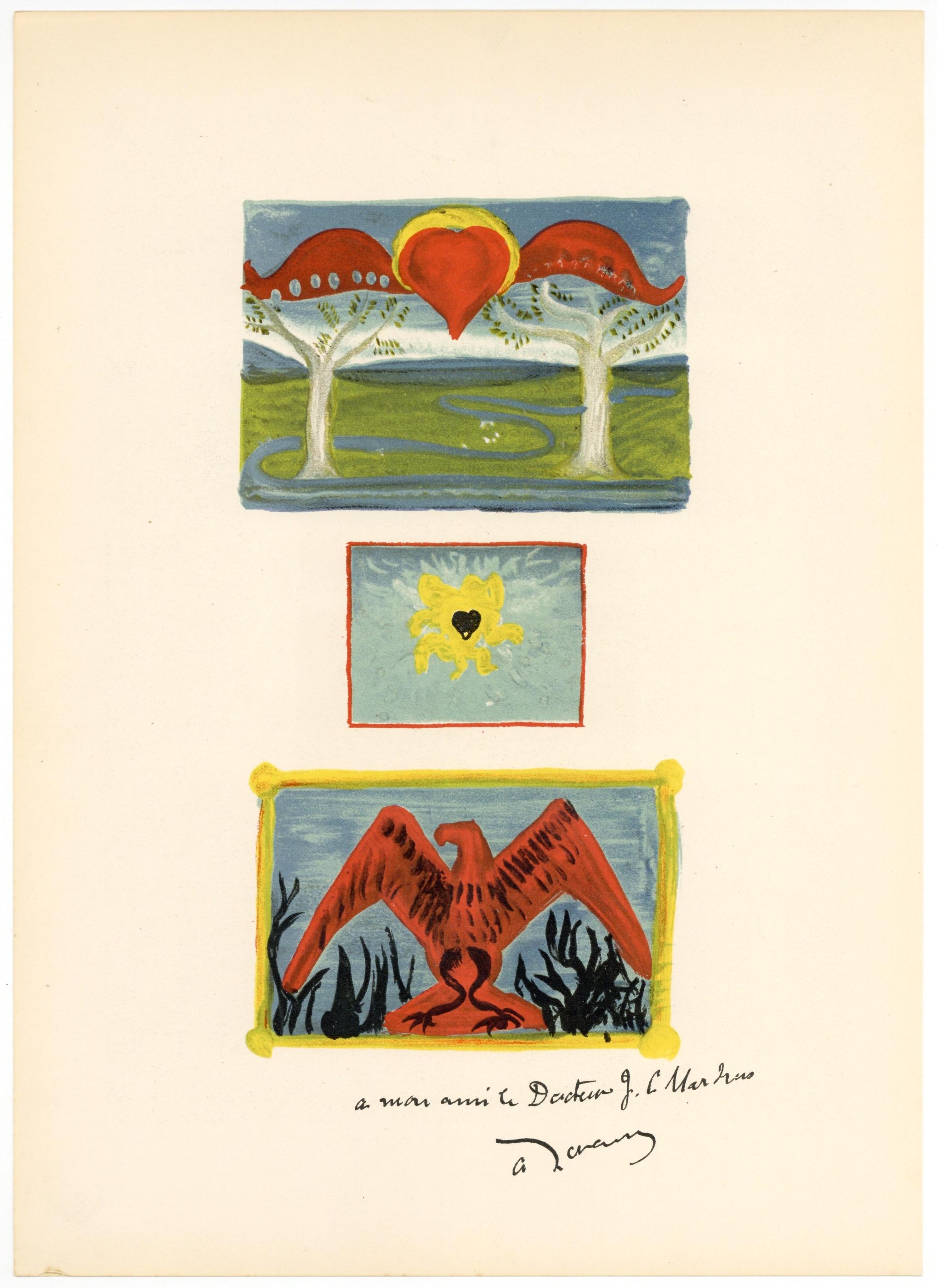 "Litografia "Nel giardino di Allah - Print di (after) André Derain