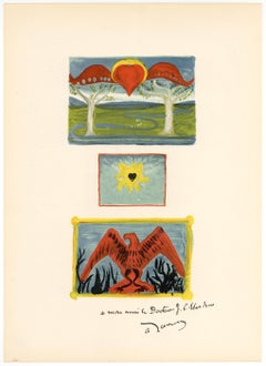 "In the Garden of Allah" lithograph