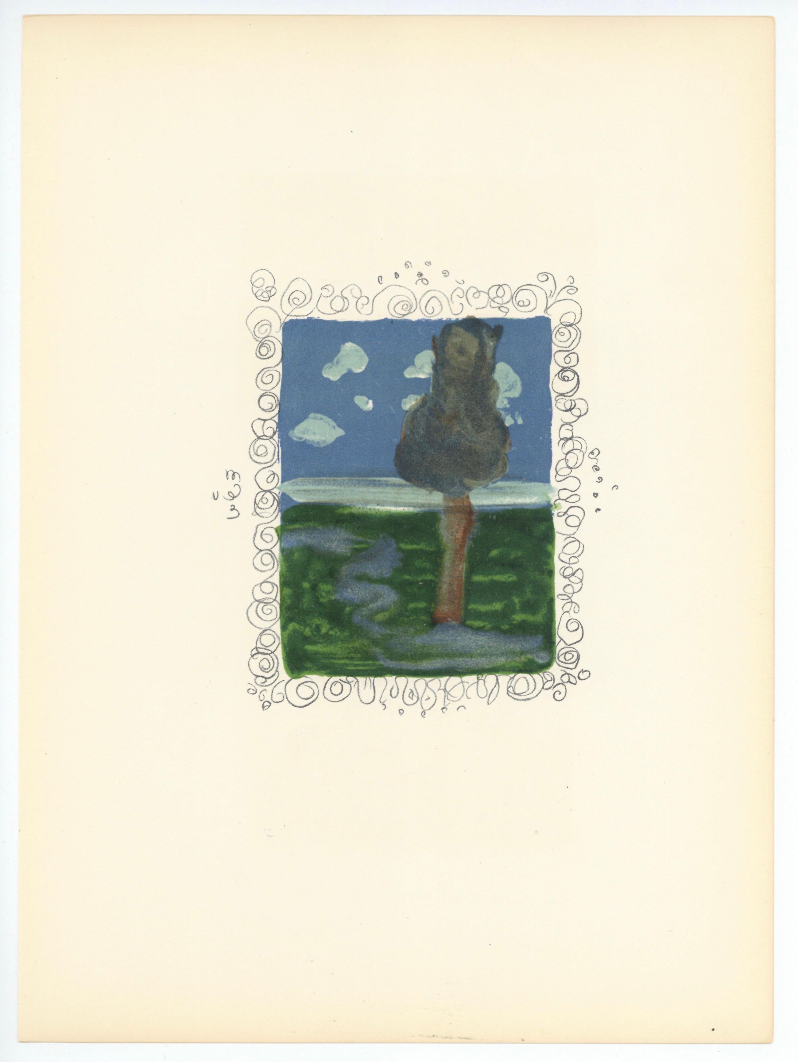 "In the Garden of Allah" lithograph - Print by (after) André Derain