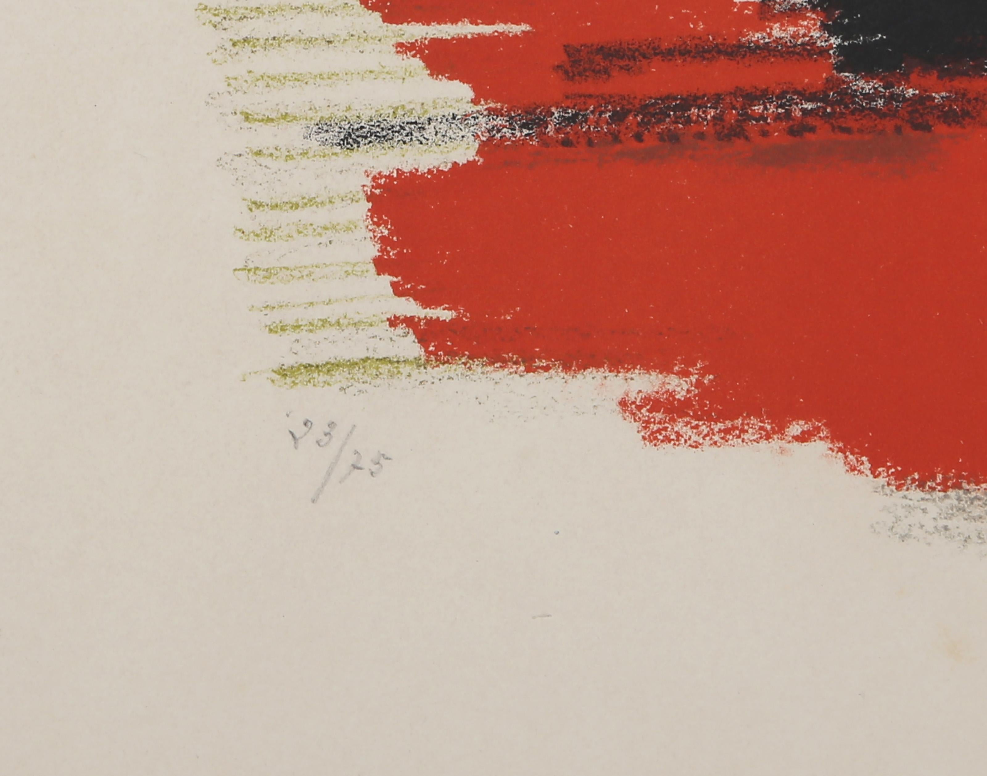 Tanz, Surrealistische Lithographie von Andre Masson (Surrealismus), Print, von André Masson
