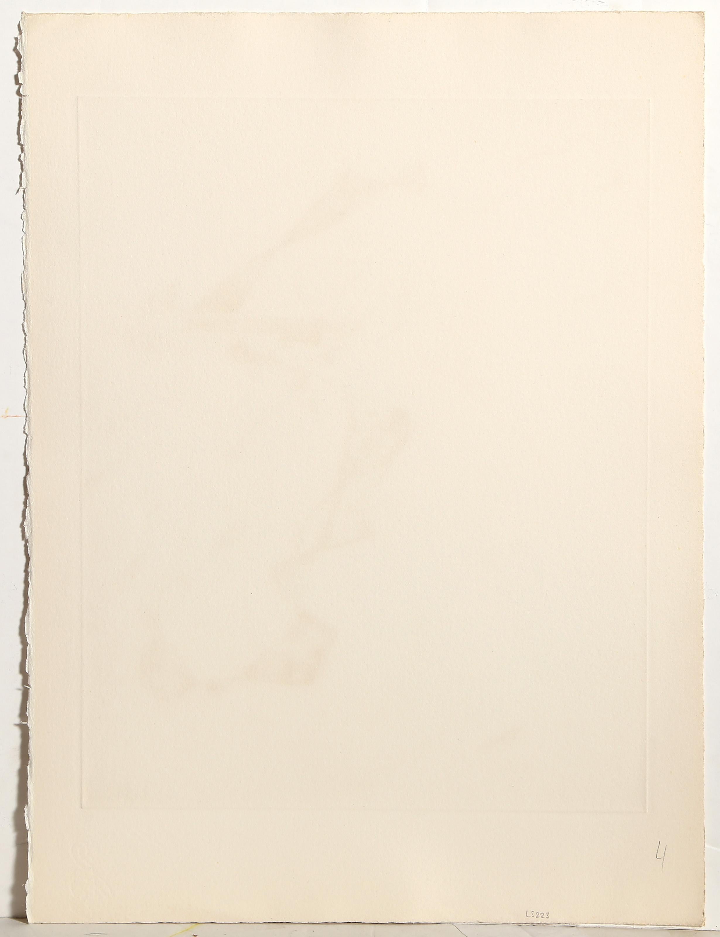 Andre Masson, French (1896 - 1987) - Untitled from Body and Heart, Year:  1968, Medium:  Etching on Arches, signed and numbered in pencil, Edition:  105/130, Image Size:  11.75 x 9.25 inches, Size:  15 x 11 in. (38.1 x 27.94 cm), Description:  From