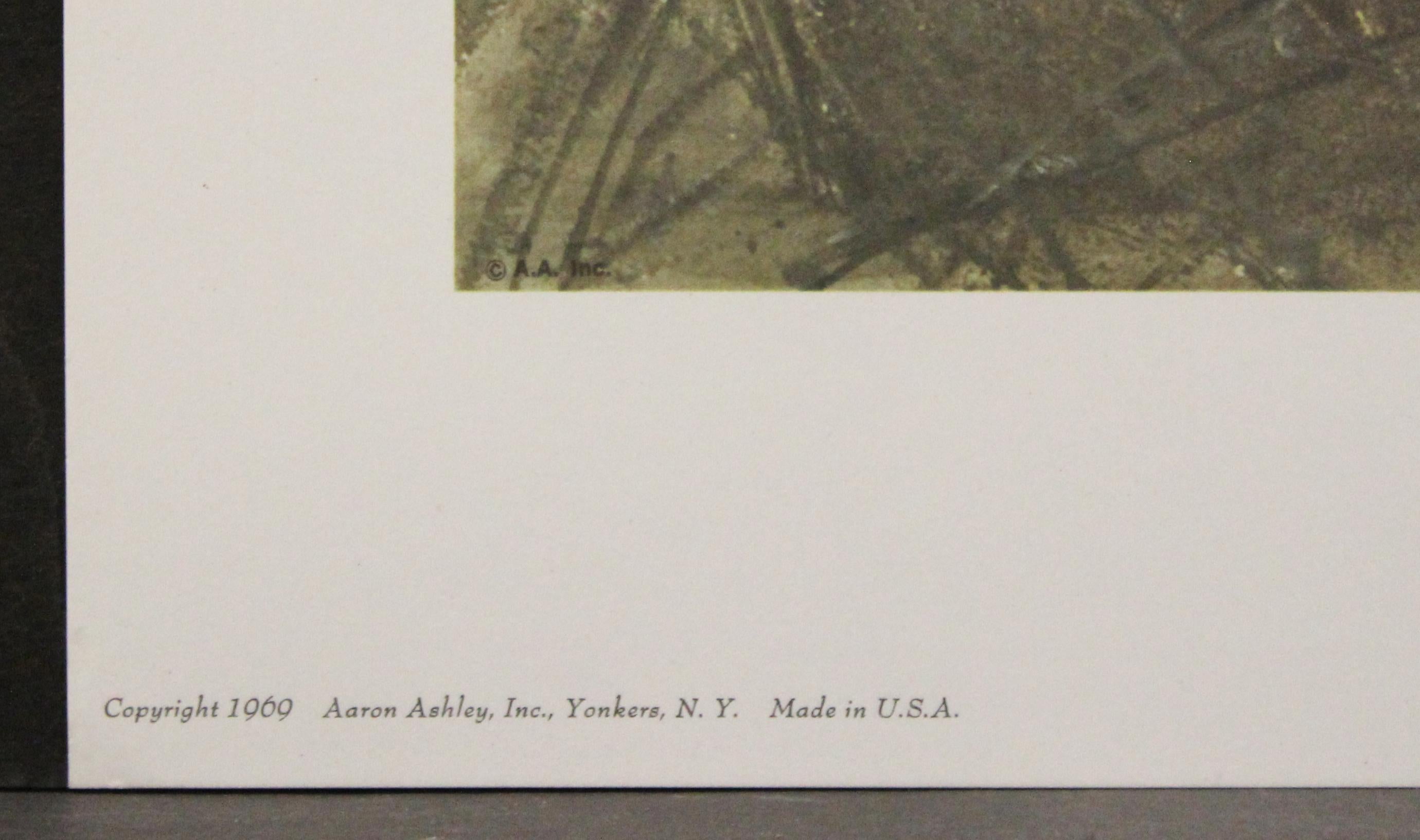 Edge Of The Field-Poster. Copyright Aaron Ashley, Inc. - Print by (after) Andrew Wyeth