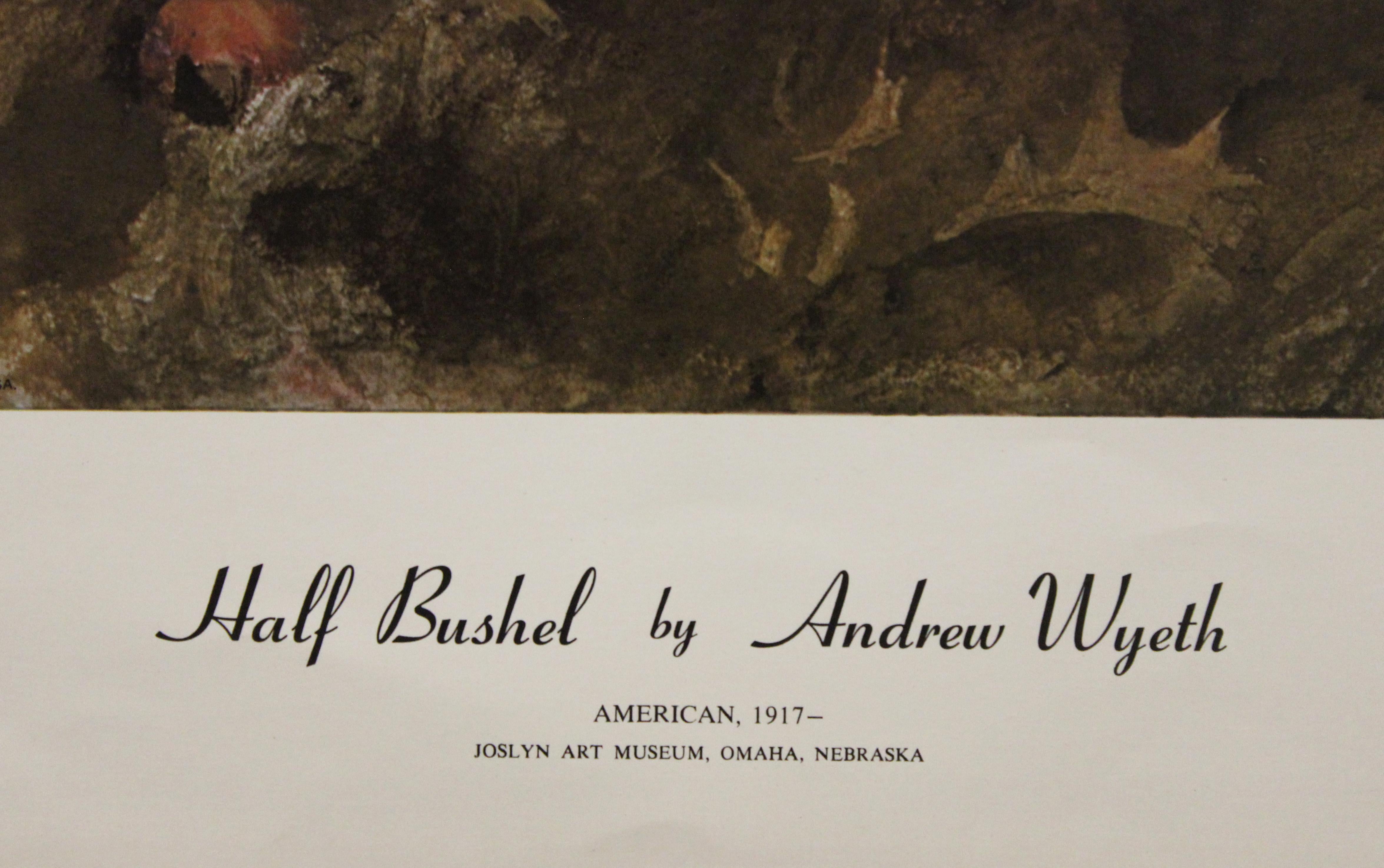 Half Bushel-Poster. Arthur A. Kaplan Co, Inc. - Print by (after) Andrew Wyeth