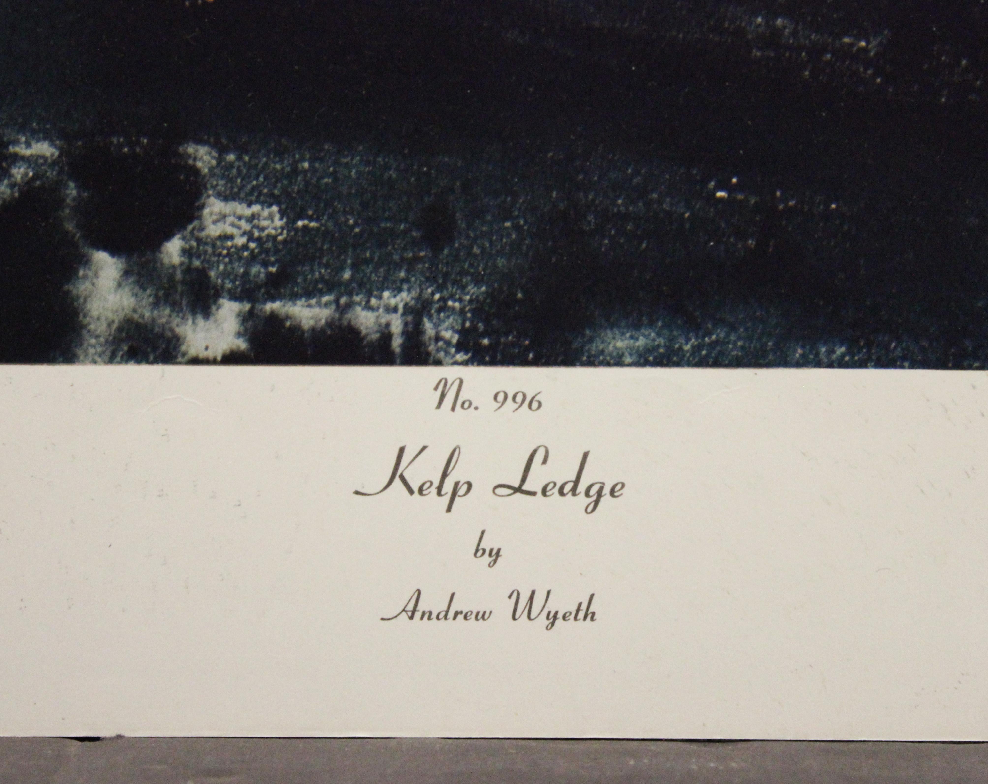 Il manifesto di Kelp Ledge. Copyright Aaron Ashley, Inc. - Print di (after) Andrew Wyeth