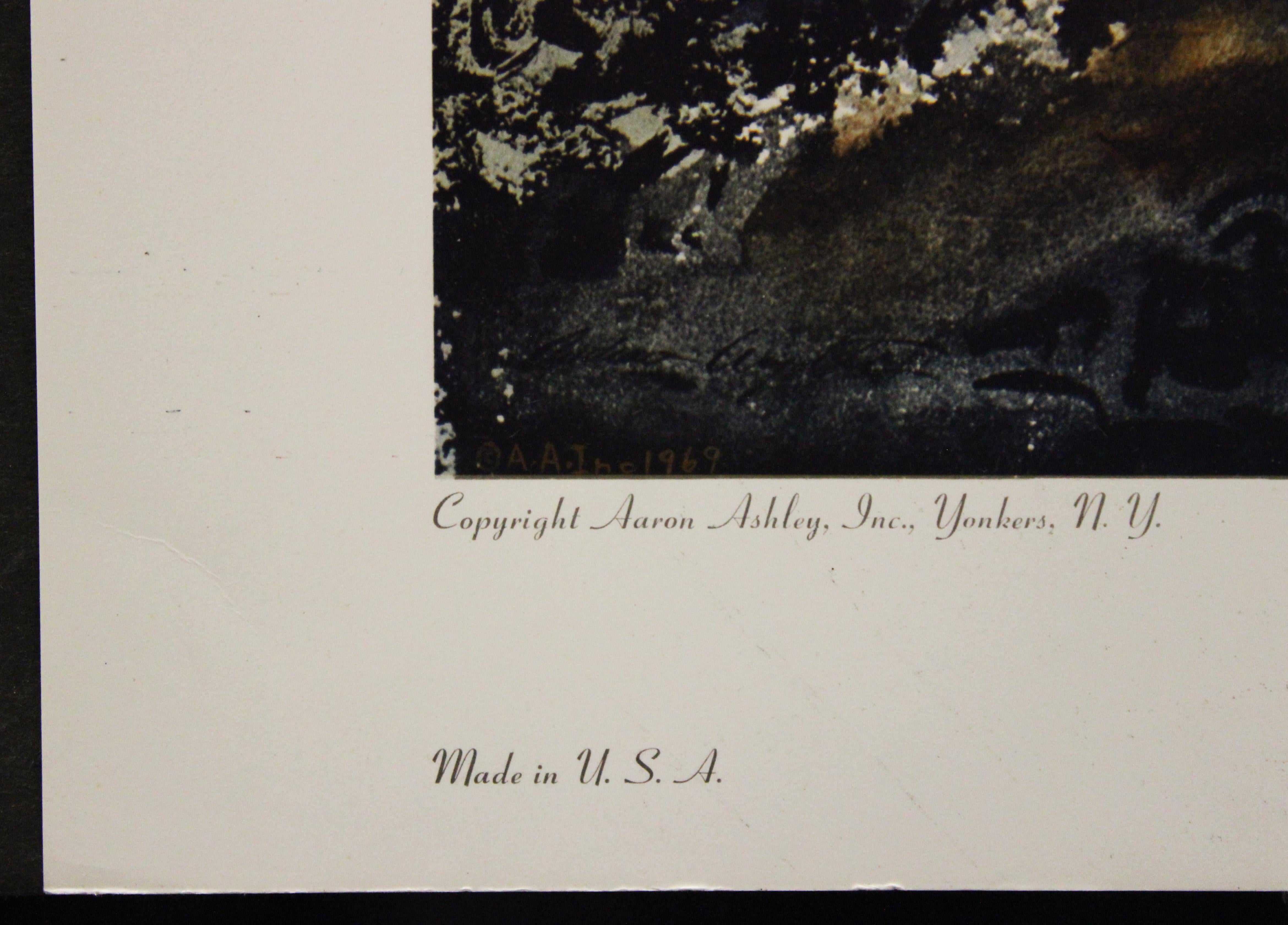 Il manifesto di Kelp Ledge. Copyright Aaron Ashley, Inc. - Landscape Print Grigio di (after) Andrew Wyeth
