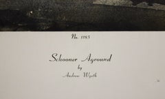 Schooner Aground-Poster. Copyright Aaron Ashley, Inc.