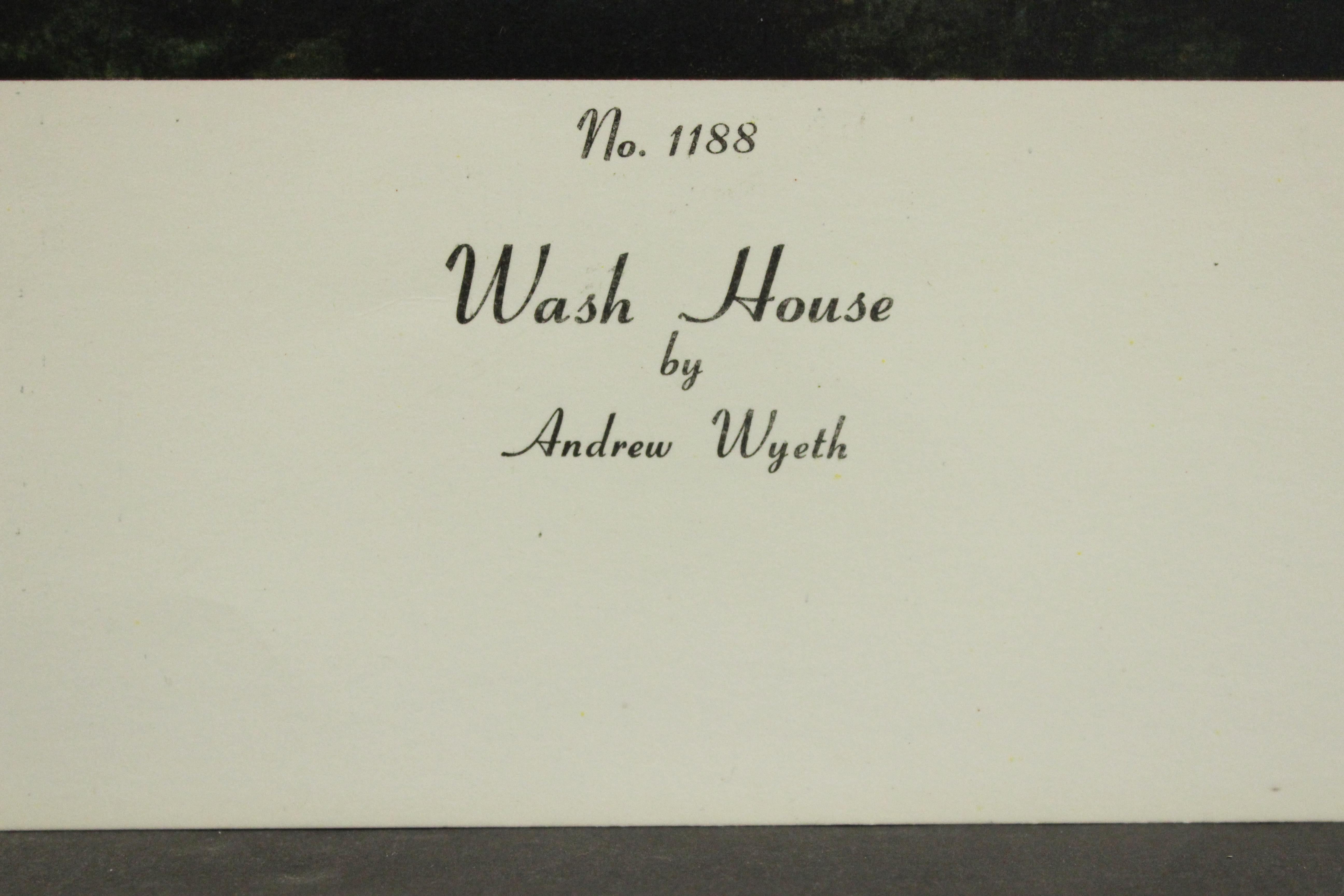 Wash House-Poster. Copyright Aaron Ashley, Inc. - Print by (after) Andrew Wyeth