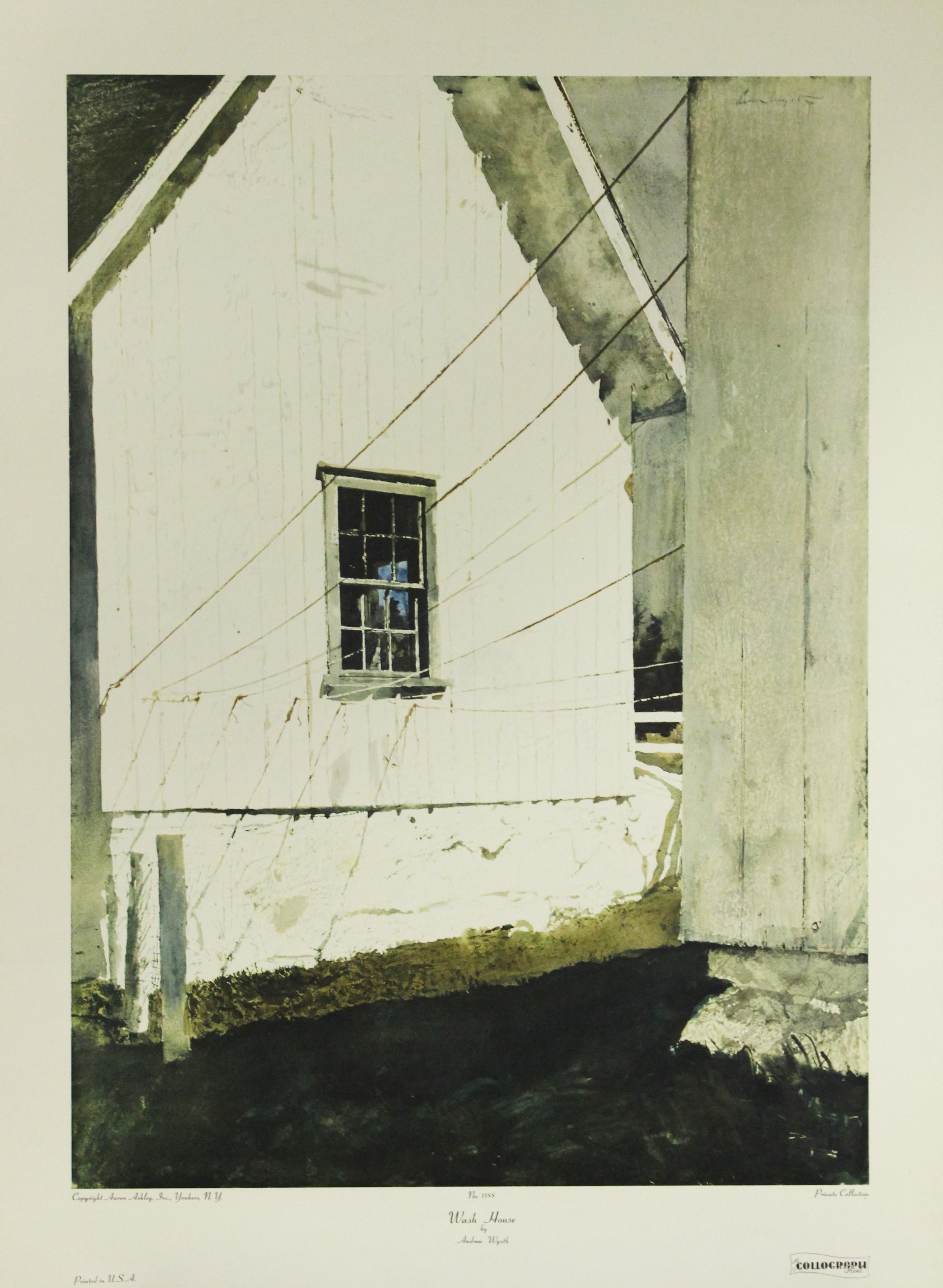 (after) Andrew Wyeth Print - Wash House-Poster. Copyright Aaron Ashley, Inc. 
