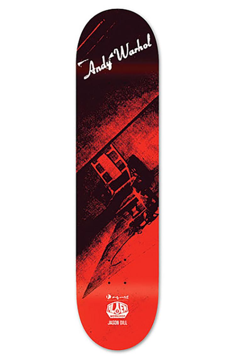 Andy Warhol Electric Chair Skateboard deck  - Print by (after) Andy Warhol