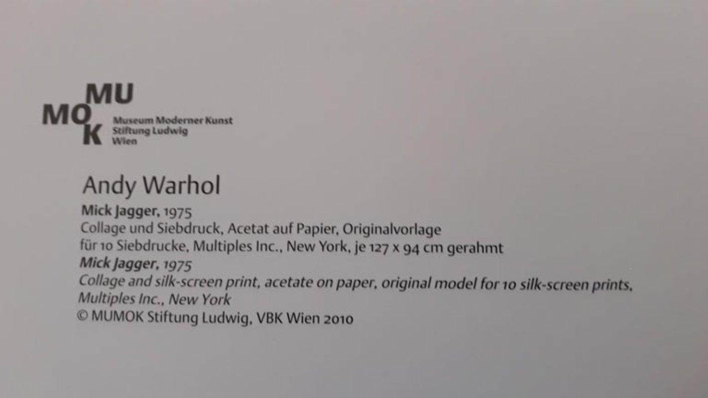 Mick Jagger - (after) Andy Warhol - offset  litografia 3