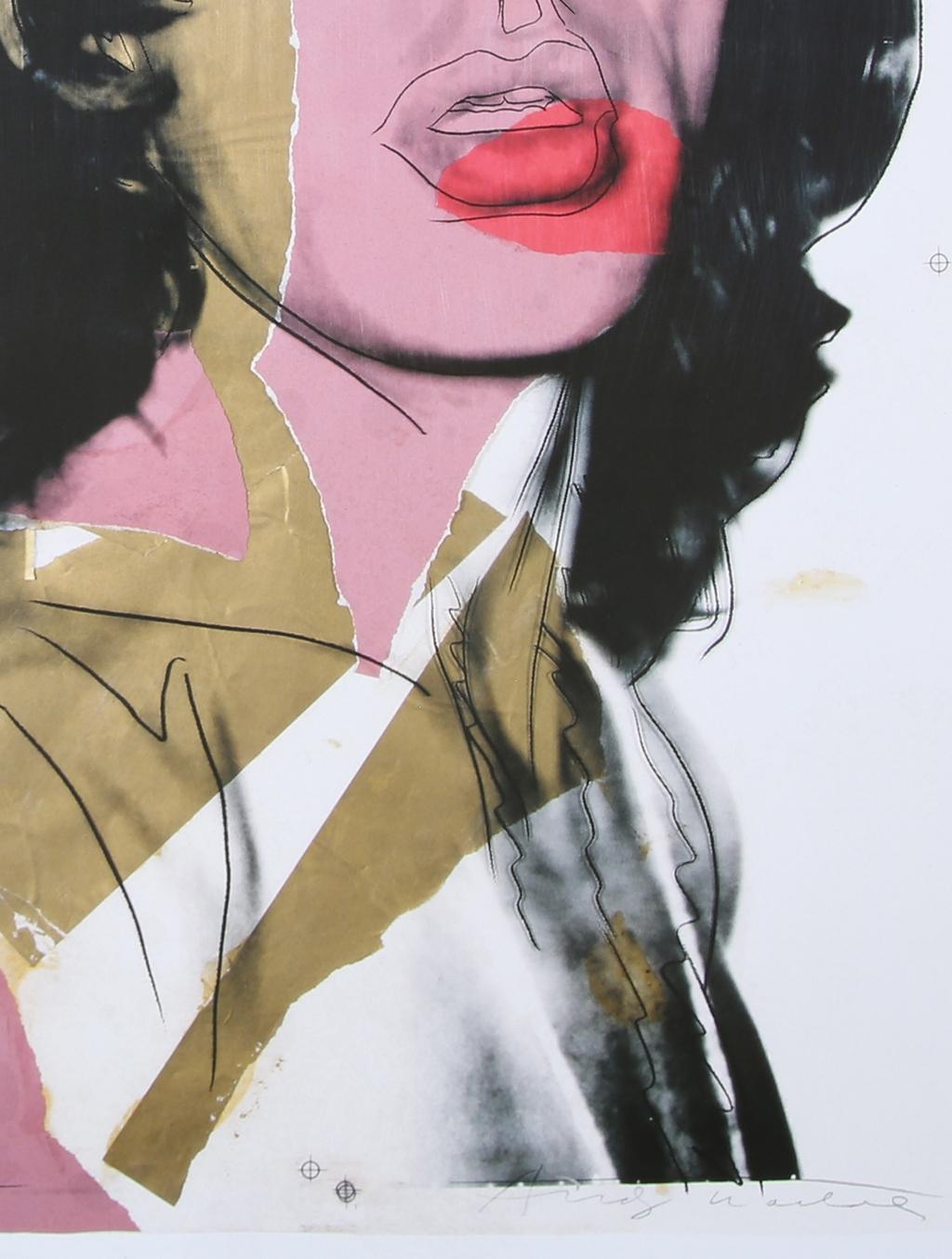Mick Jagger - (after) Andy Warhol - offset  lithograph 6