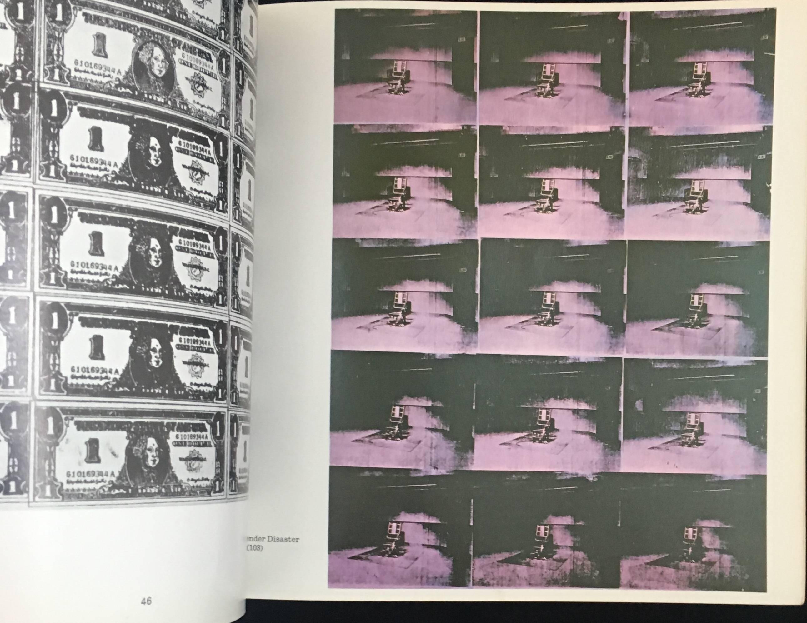 Original catalog for Andy Warhol's famed 1971 retrospective at Tate Gallery (London). A brilliant Marilyn (front) and Liz cover. 
Softcover. 100 pages. A relatively scarce, seminal Warhol exhibition catalog featuring a well illustrated array of key