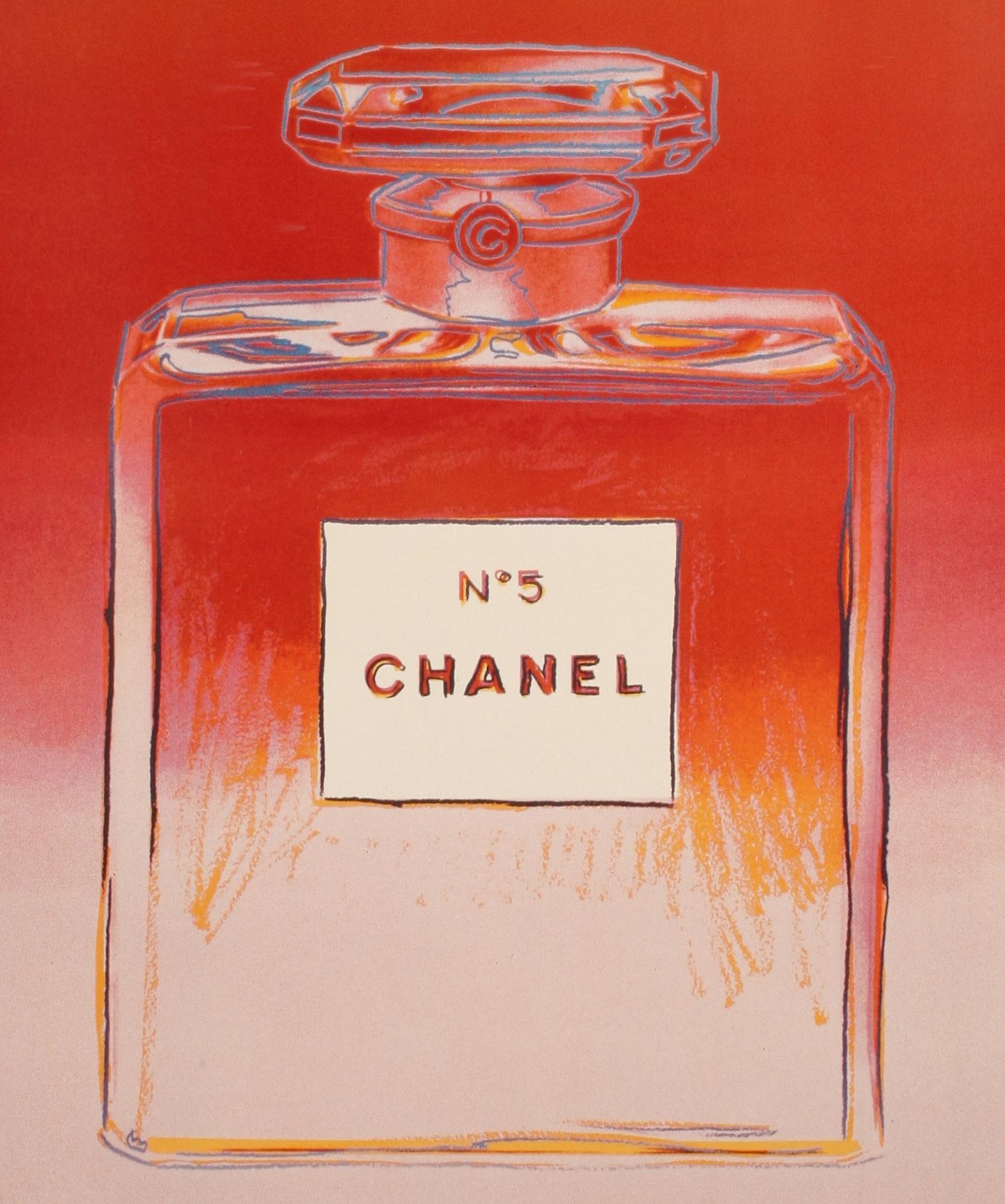 Original Pop Art Poster by Andy Warhol for Chanel No. 5 Perfum from 1997

Artist: Andy Warhol
Title: Chanel N°5 – Pink
Date: 1997
Size: 46.1 x 66.9 in / 117 x 170 cm
Materials and Techniques: Colour lithograph on paper
Linen backing: Yes
Condition:
