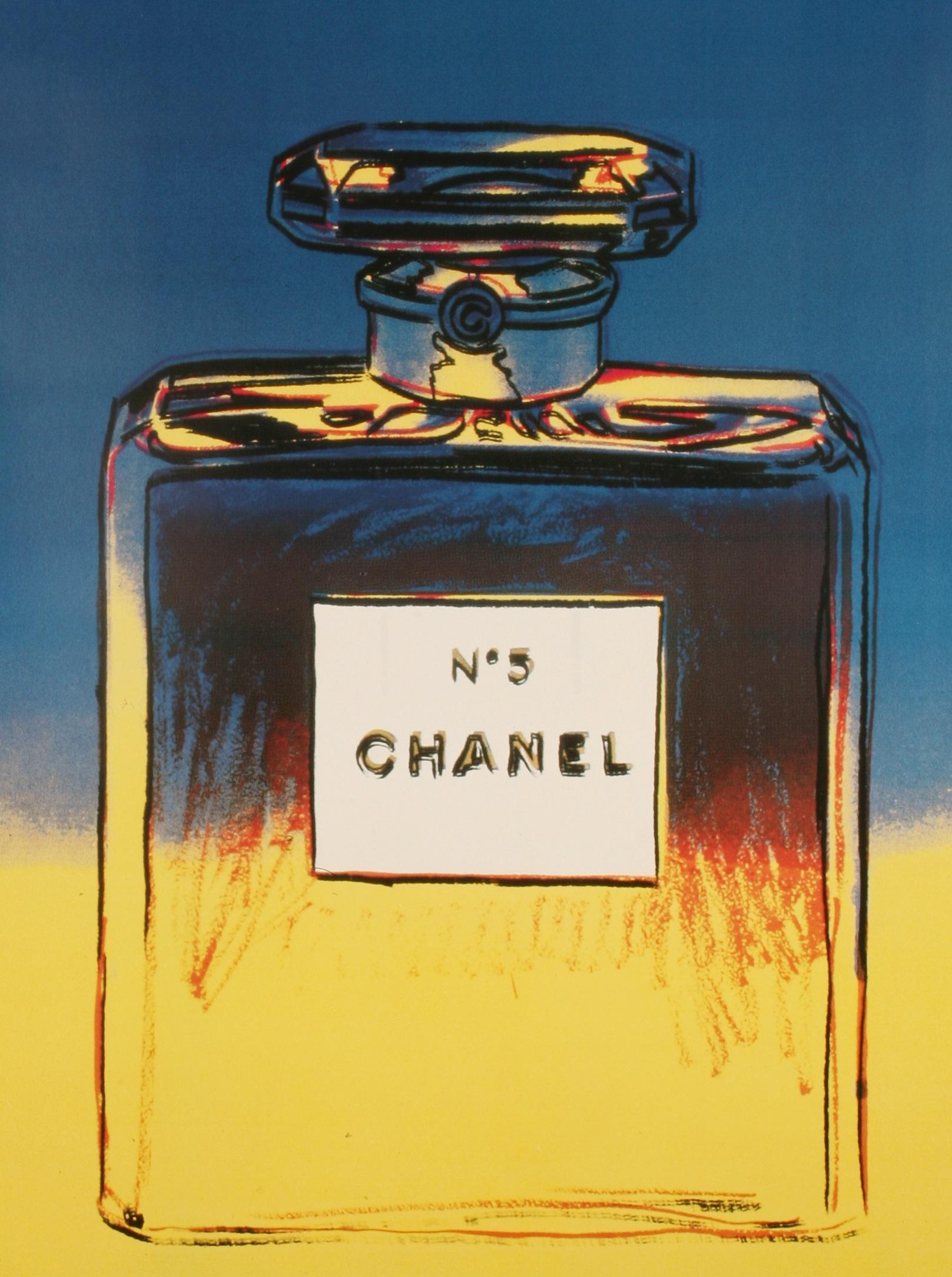 Modern After Andy Warhol, Original Chanel N° 5 Poster, Couture Perfume, Pop Art, 1997