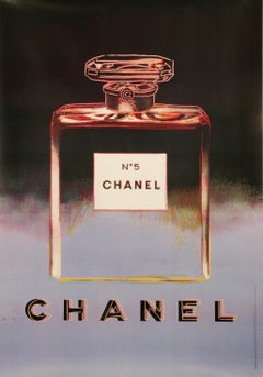After Andy Warhol, Original Chanel N° 5 Poster, Couture Perfume, Pop Art, 1997