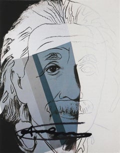 Andy Warhol 'Albert Einstein FS-229' from the Suite 10 important Jews Signed ann