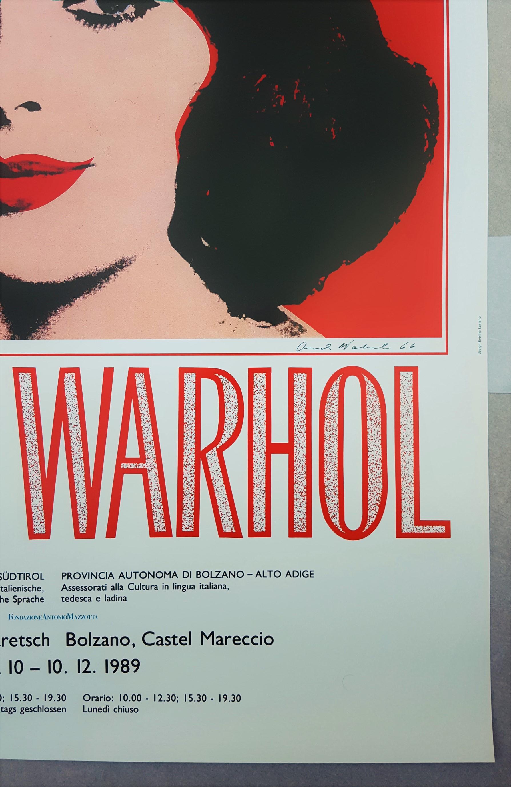 Andy Warhol at Castel Mareccio (Liz Taylor) - Pop Art Print by (after) Andy Warhol