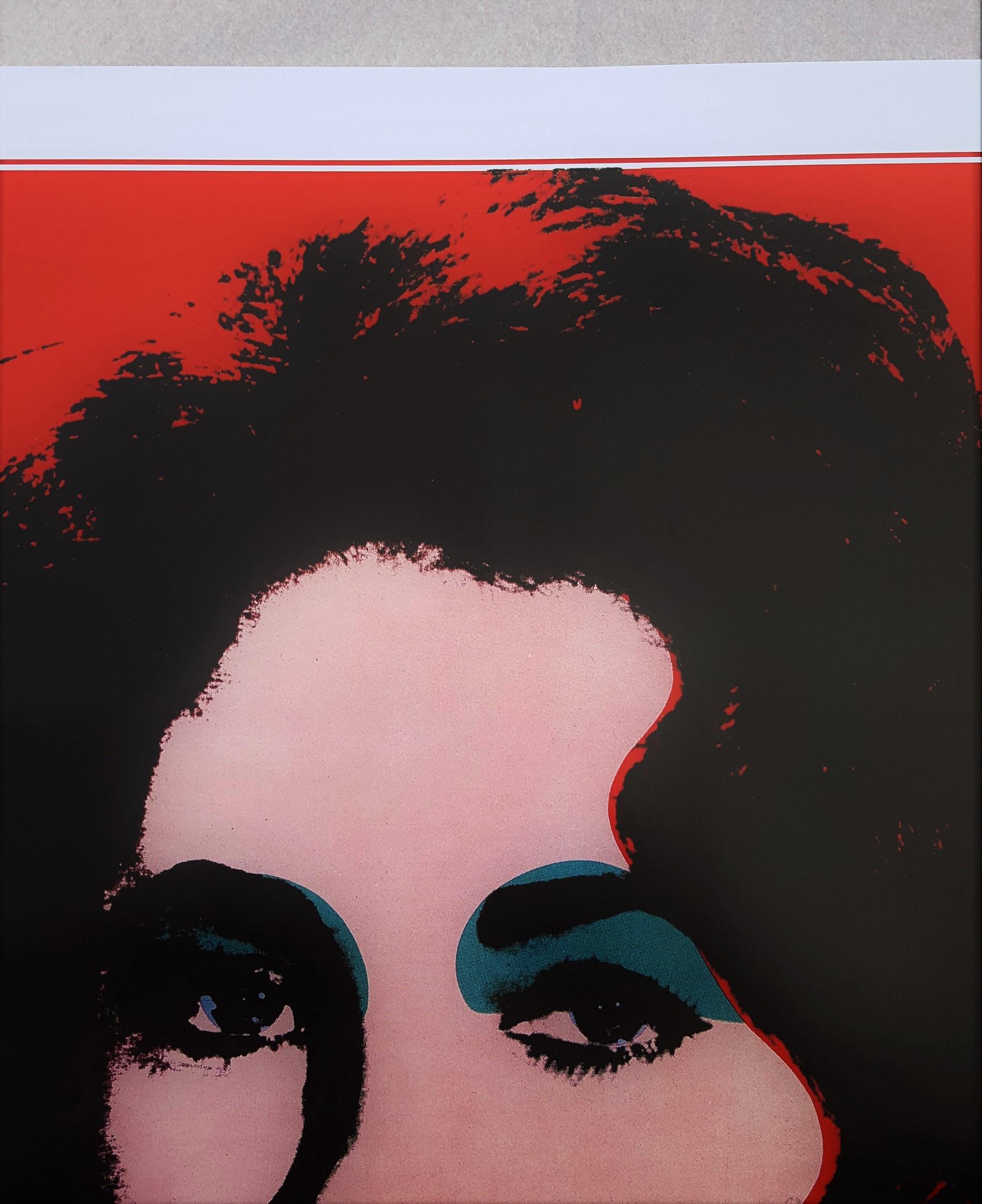 Andy Warhol at Castel Mareccio (Liz Taylor) - Gray Portrait Print by (after) Andy Warhol